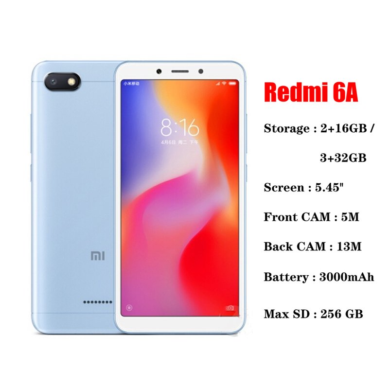 hot selling redmi 6A 5.45 inch used phone wholesale used mobile phones low price second hand android phone